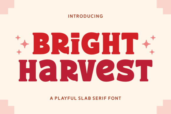 Bright Harvest: Where Classic Slab Serif Meets Modern Edge