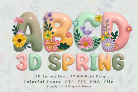 Bringing Spring to Life: A Guide to Using 3D Spring Fonts