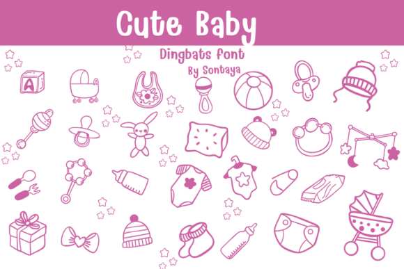Cute Baby: A Font That Brings Handmade Warmth to Designs