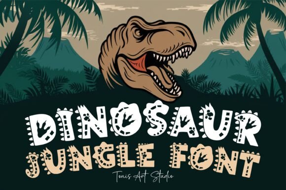 Dinosaur Jungle Font: A Playful Typeface for Wild Designs