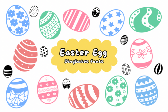 Easter Egg: A Charming Dingbats Font for Playful Designs