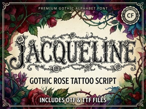 Jacqueline: The Decorative Typeface That Commands Attention