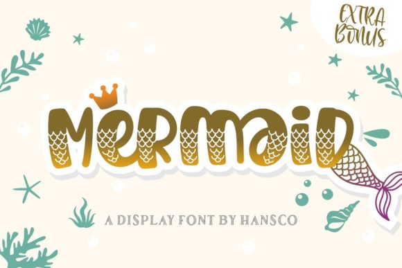 Mermaid: The Display Font That Brings Youthful Joy to Your Designs