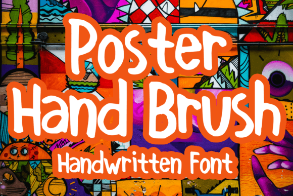 Poster Hand Brush: A Playful Font for Authentic Designs