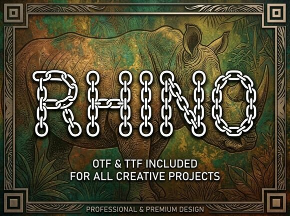 Rhino: A Bold Typeface for Unforgettable Branding