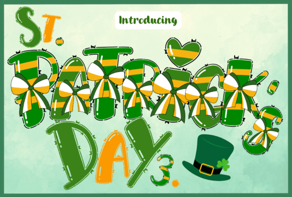 St. Patrick's Day3: A Festive Font for Bold Holiday Designs