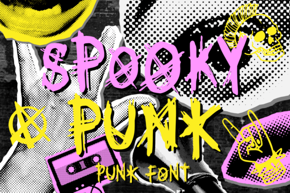Unleash Your Inner Rebel: The Spooky Punk Typeface